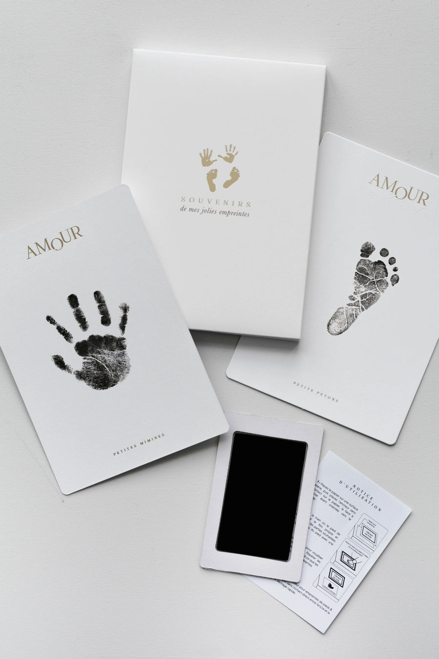 Kit de cartes empreintes pour bébé - Zakuw