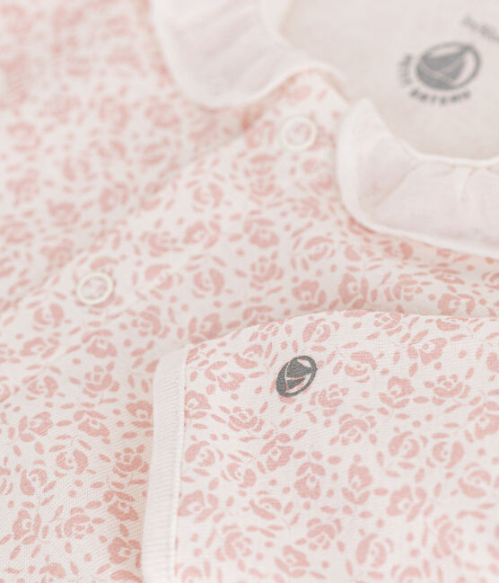 Pyjama imprimé fleurs avec col en coton Bébé - Petit Bateau