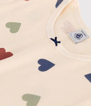 Chemise de nuit en Coton motif Coeur Enfant - Petit Bateau