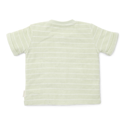 Tee-shirt manches courtes en tissu éponge Farm Green - Little Dutch
