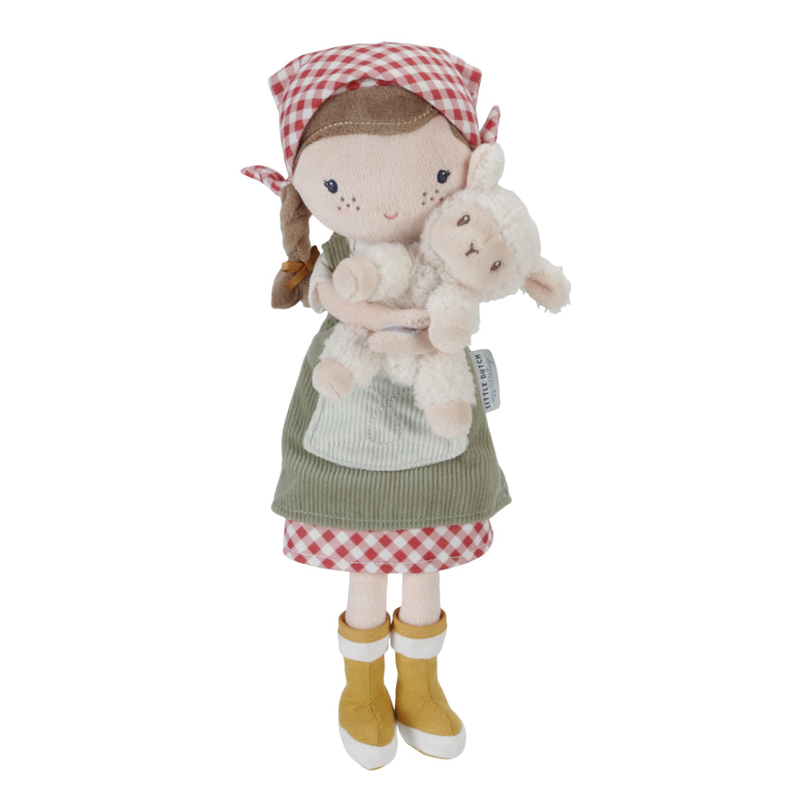 Poupée fermier Rosa avec mouton 35cm - Little Dutch
