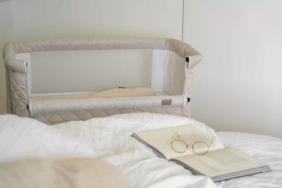 Boucle Sheep co-sleeping cradle - Quax 