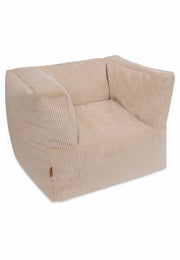 Kinderfauteuil Teddy Creme Wit - Jollein