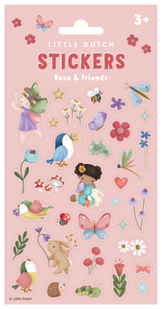 Feuille d'autocollant Rosa & Friends - Little Dutch