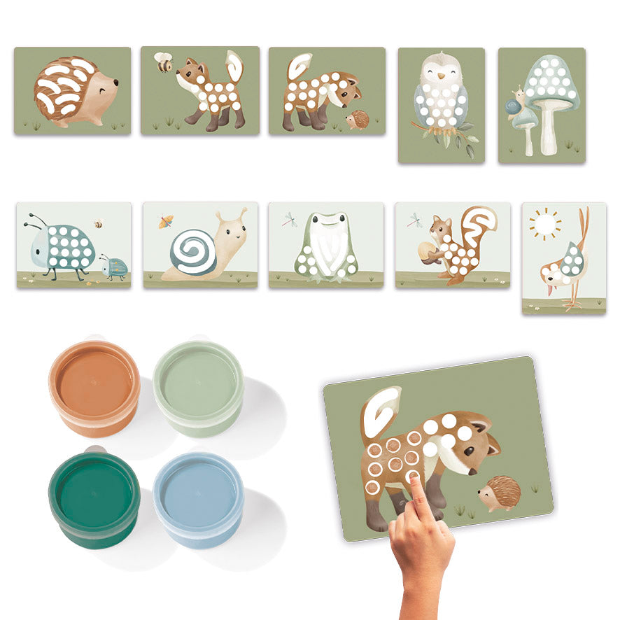 Set de peinture au doigt Forest Friends - Little Dutch