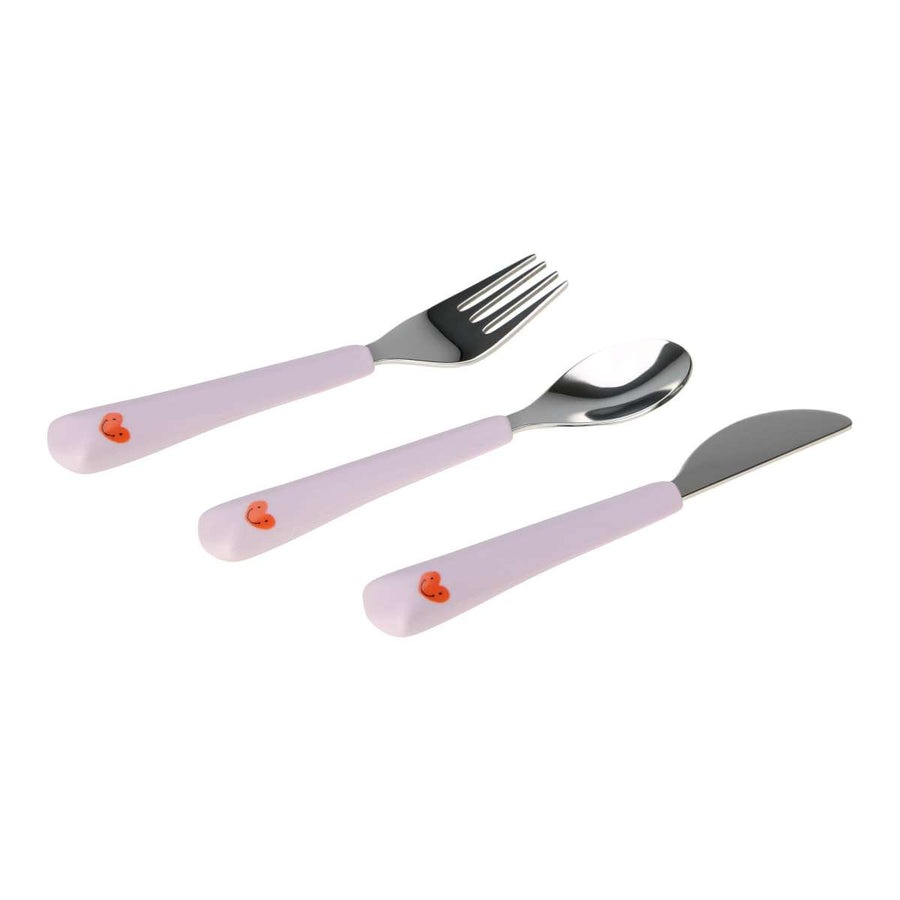 Cutlery (Fork, Spoon, Knife) Happy Rascals Heart - Lassig 