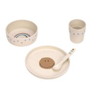 Meal box (plate, bowl, cup, spoon) Happy Rascals Smile - Lassig 