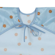 Set of 2 long-sleeved Happy Rascals sky blue bibs - Lassig 