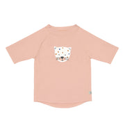 T-shirt anti-UV manches courtes Leopard rose - Lassig