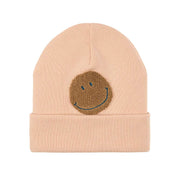Merino Wool Children's Hat Little Gang Smile Light pink - Lassig 