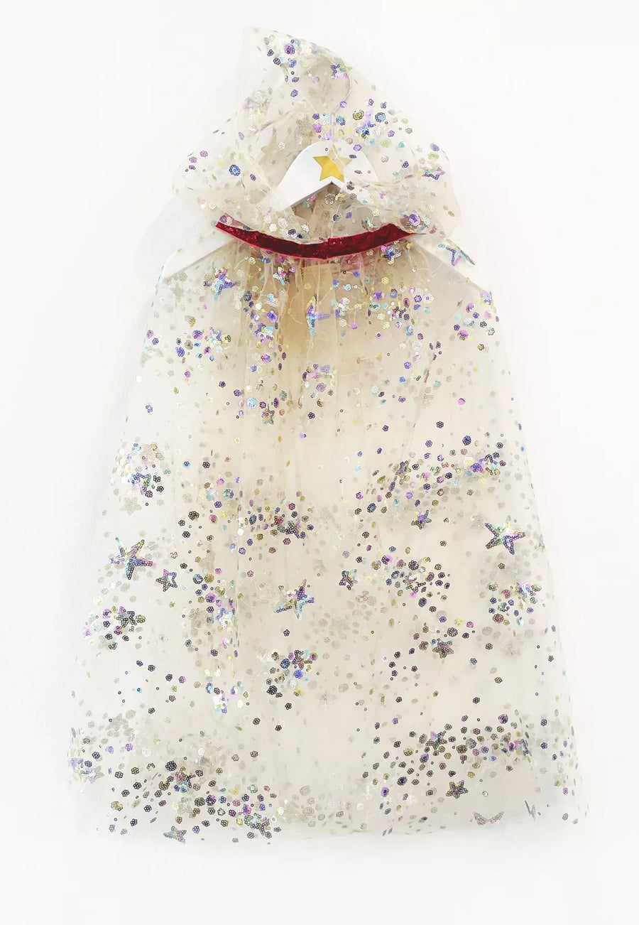 The embroidered sequin cape Multicolor - Ratatam