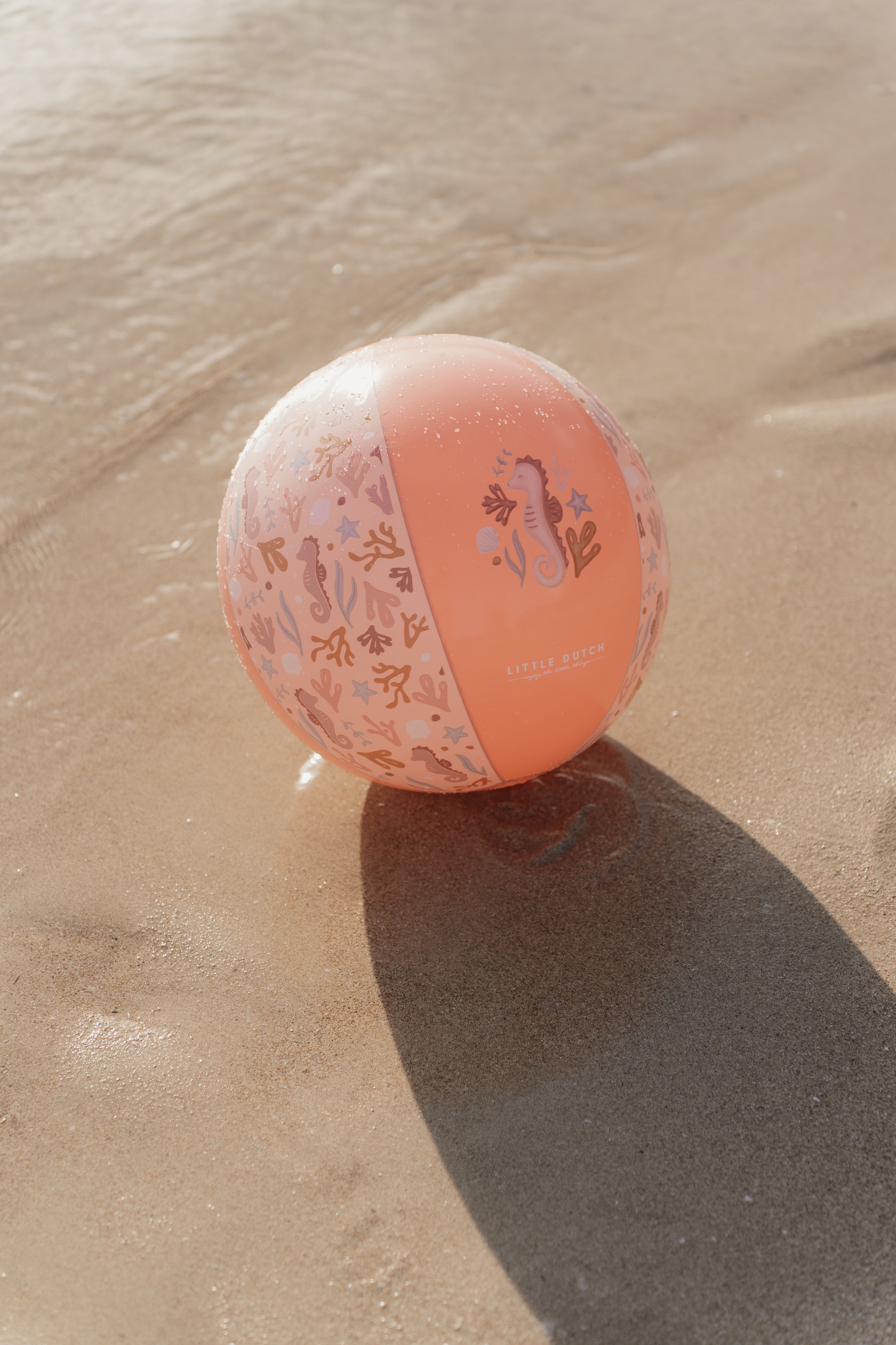Ballon de plage Ocean Dreams Pink 35cm - Little Dutch