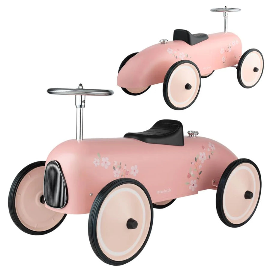 Retro Roller Car Olive - Little Dutch 