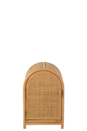 Small Natural Rattan Wardrobe 