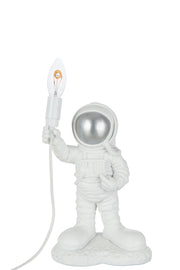 Witte hars astronautenlamp 
