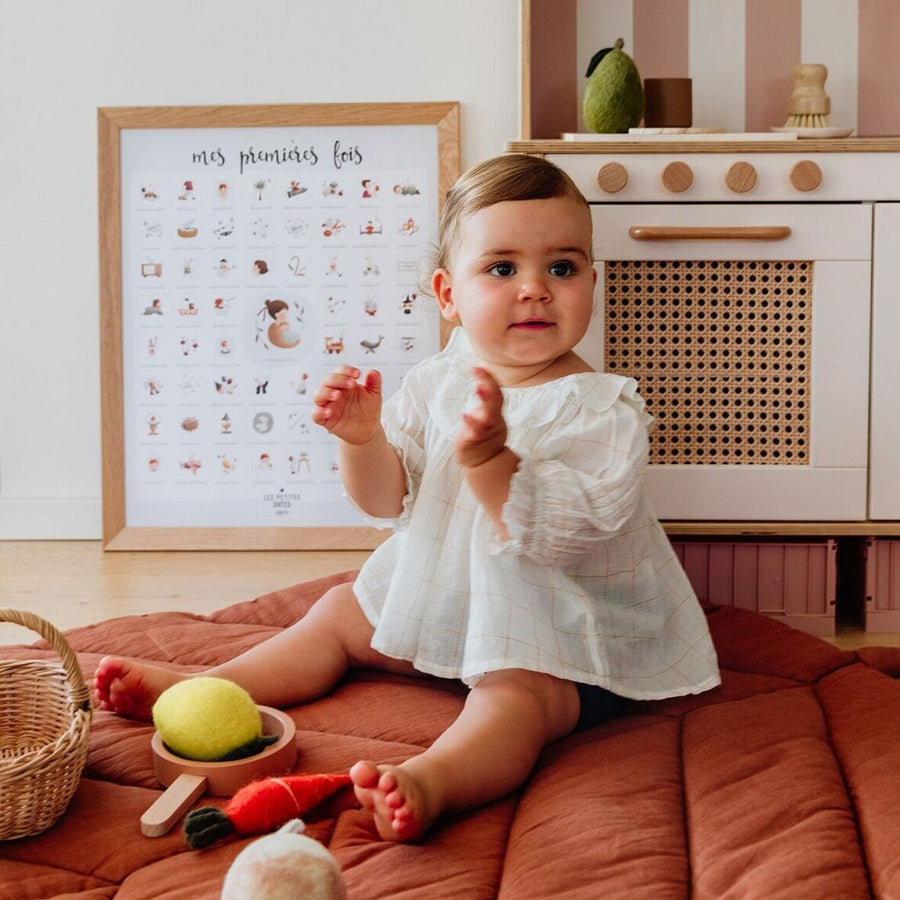 Affiche "Mes premières Fois" | Atelier Oranger - Les petites dates