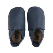 Soft Soles Uni Navy leather slippers - Bobux 