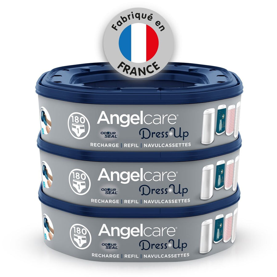 3 recharges octogonales pour poubelle à Couches Dress Up - Angelcare®