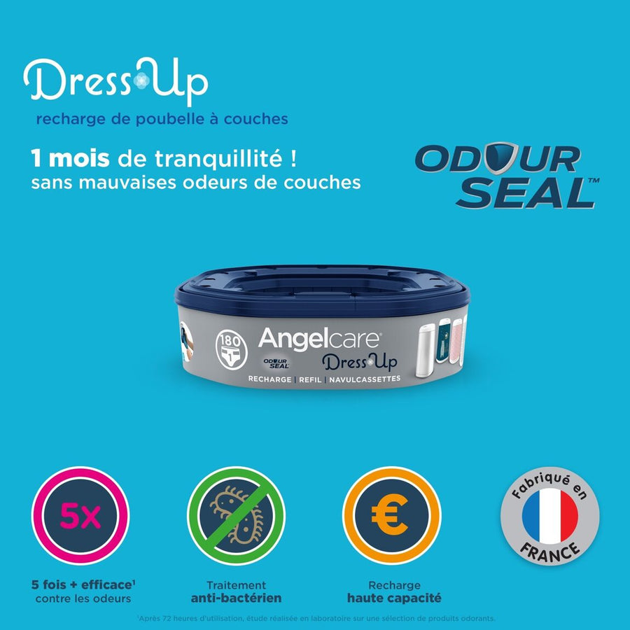 3 recharges octogonales pour poubelle à Couches Dress Up - Angelcare®