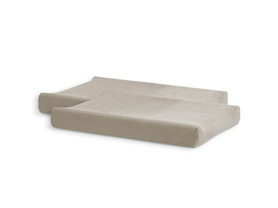 Pack of 2 Terry mattress covers 50x70cm | Nougat - Jollein