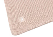 Ledikantdeken 75x100cm Basic Knit Nougat/Fleece - Jollein