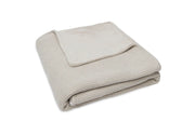 Ledikantdeken 75x100cm Basic Knit Nougat/Fleece - Jollein