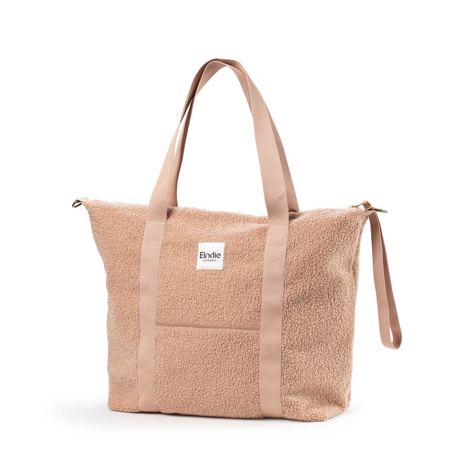 Soft Shell Pink Bouclé changing bag - Elodie details