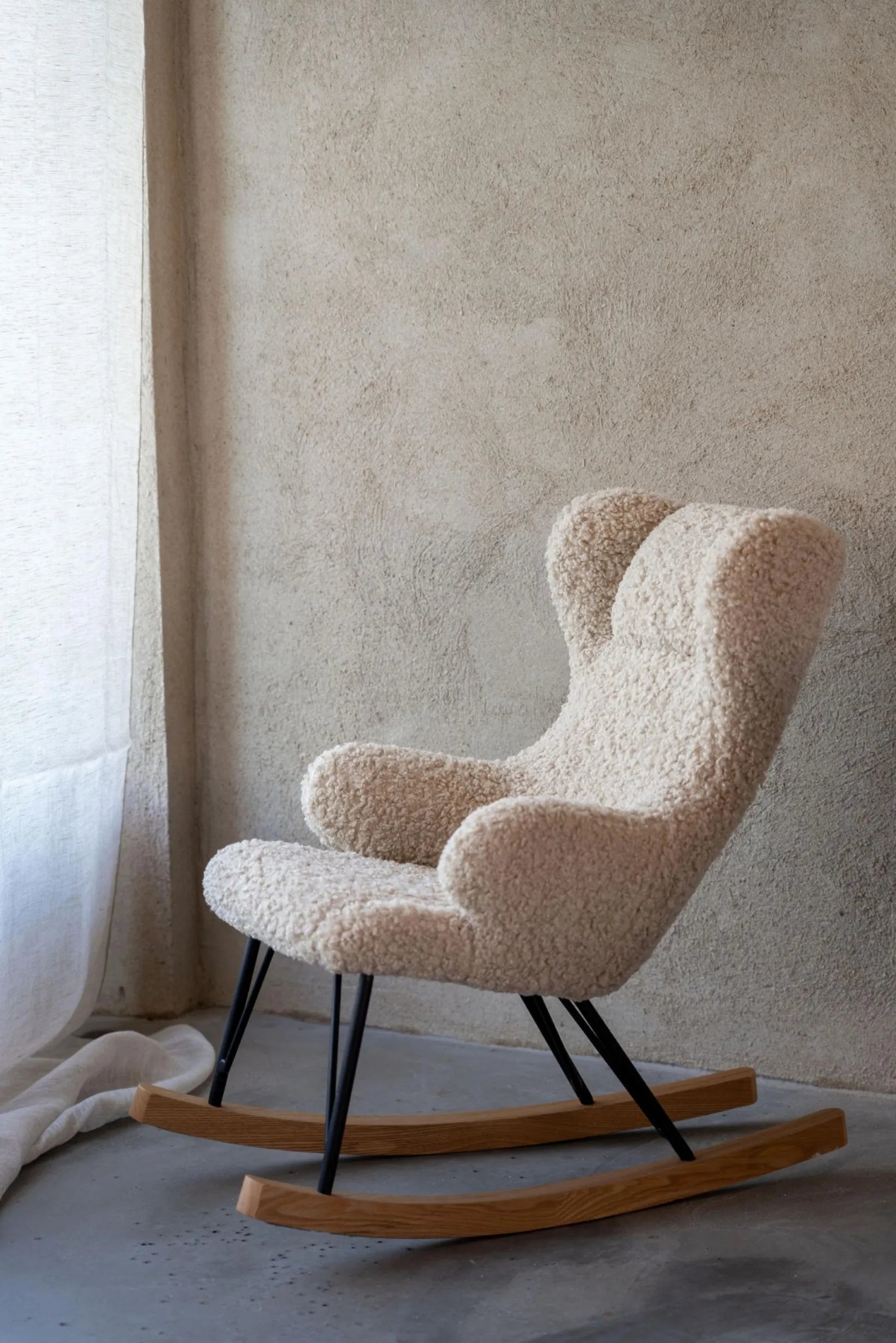 Luxury Rocking Chair Kids Teddy Sheep - Quax 