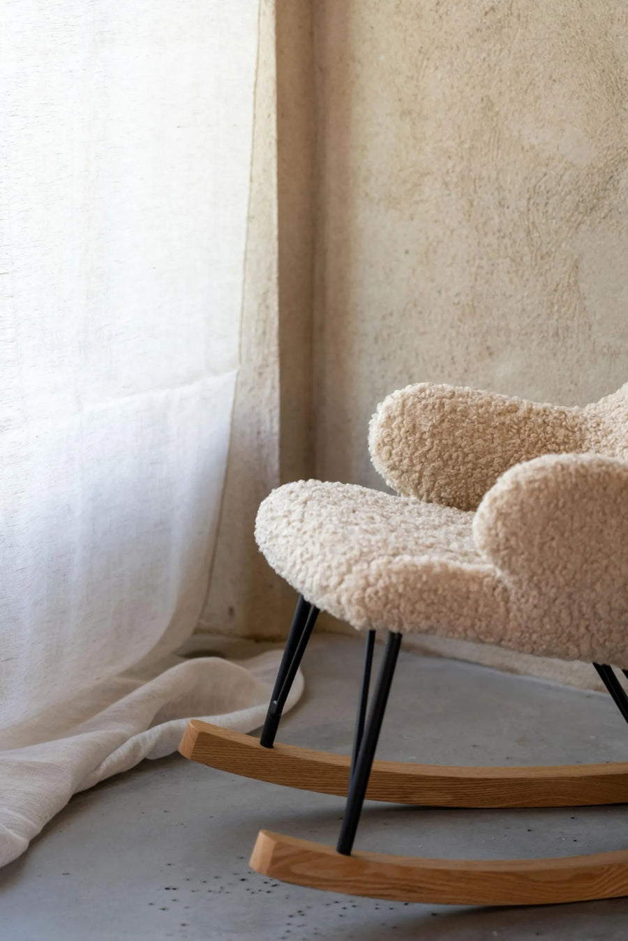 Luxury Rocking Chair Kids Teddy Sheep - Quax 
