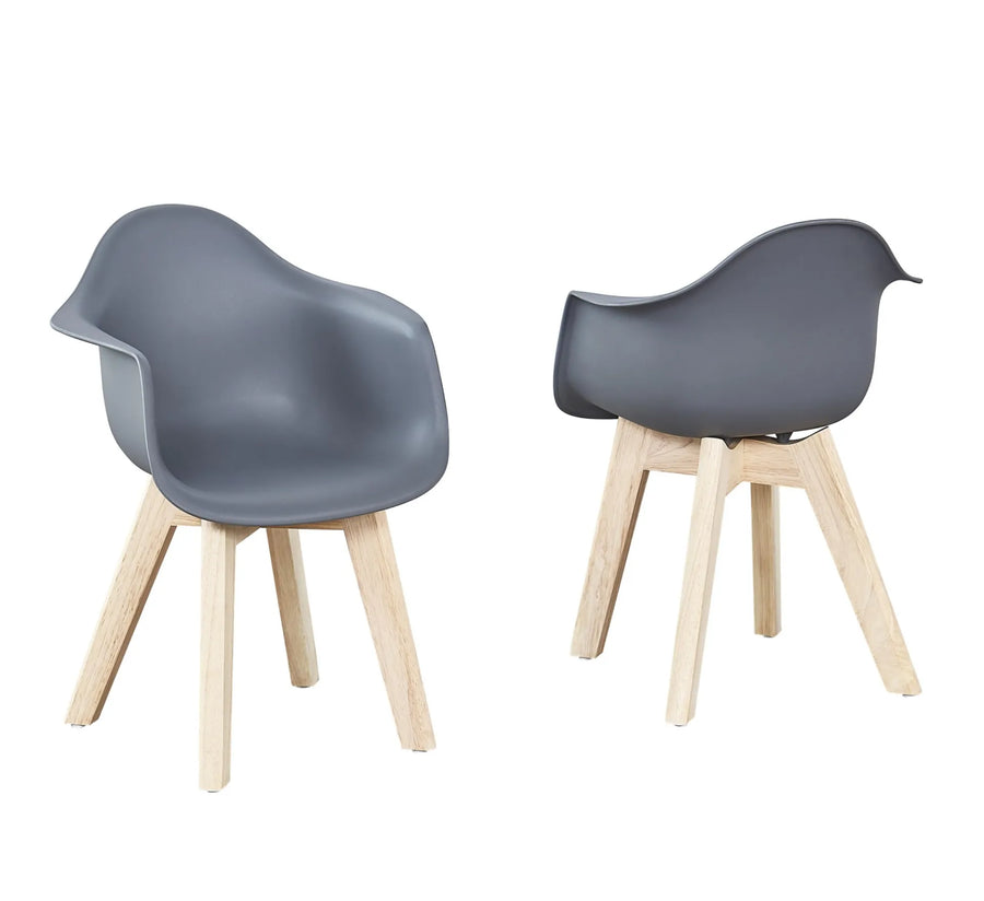 Kids Chair (2 PCS) Gray - Quax 