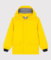 Iconic Raincoat for Children, Girls/Boys, Yellow - Petit Bateau