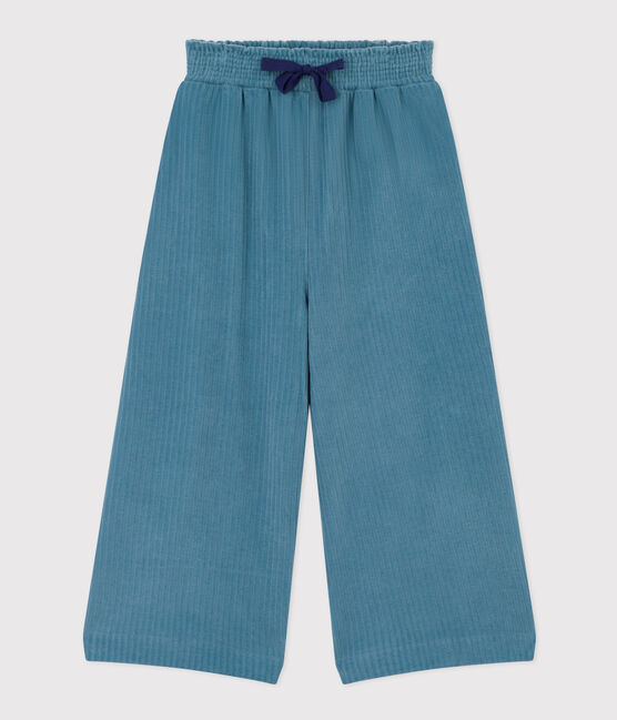 Children's wide fine velvet pants - Petit Bateau