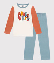 Children's velvet pajamas "Apres Ski" - Petit Bateau