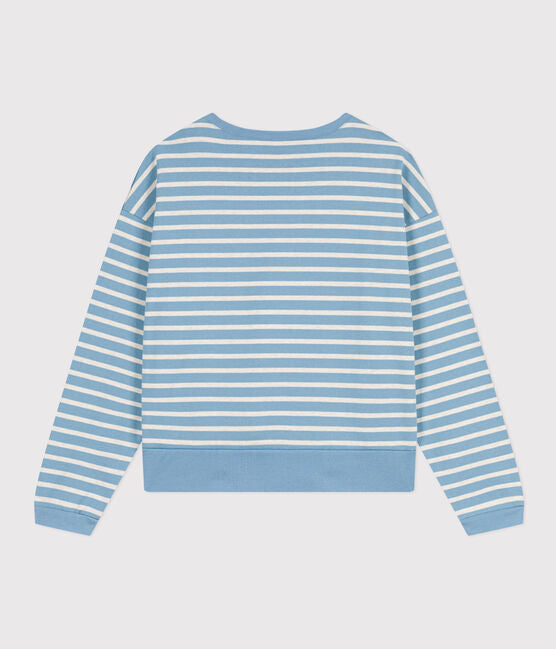Marinière sweatshirt en coton Femme - Petit Bateau