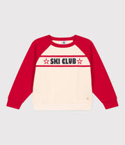 Children's "Ski Club" fleece sweatshirt - Petit Bateau