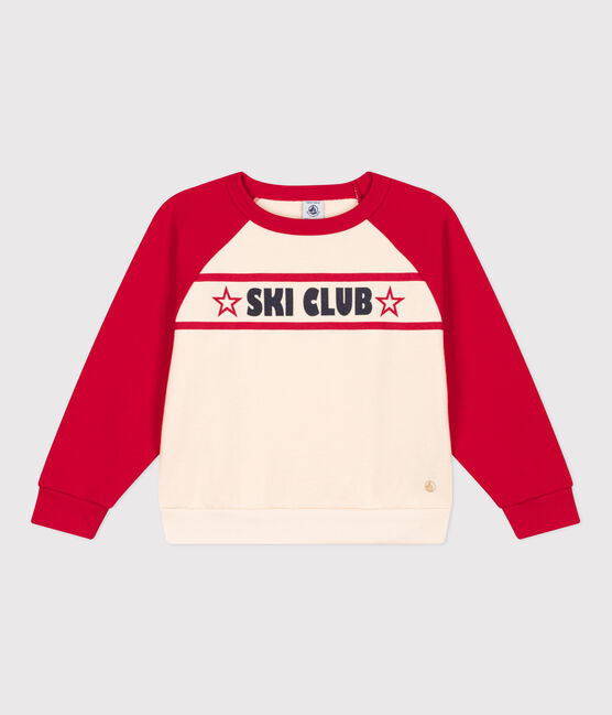 Fleecesweater voor kinderen "Ski Club" - Petit Bateau