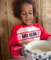 Sweatshirt en molleton "Ski Club" Enfant - Petit Bateau