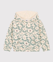 Girls' Fleece Hooded Sweatshirt - Petit Bateau