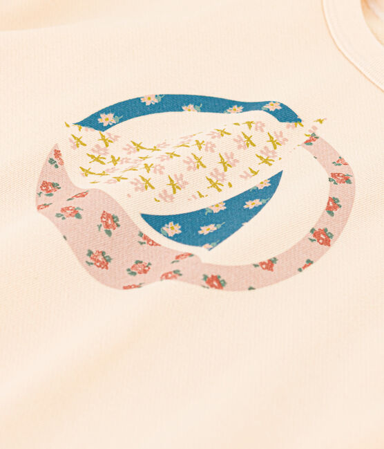 Fleecesweater voor meisjes | Avalanche beige - Petit Bateau