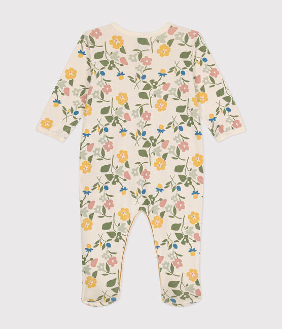 Pyjama imprimé fleurs en coton Bébé - Petit Bateau
