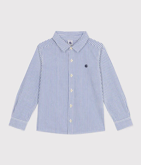Chemise à rayures Enfant Bleu/Blanc - Petit Bateau