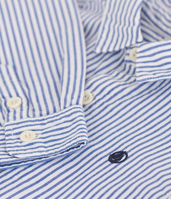 Chemise à rayures Enfant Bleu/Blanc - Petit Bateau