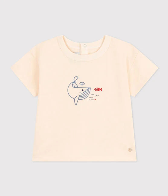 Tee-shirt manches courtes en jersey léger Bébé - Petit Bateau