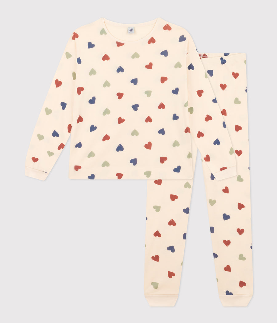 Dameshartpyjama van katoen - Petit Bateau