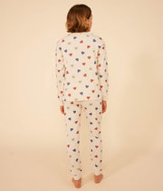 Dameshartpyjama van katoen - Petit Bateau