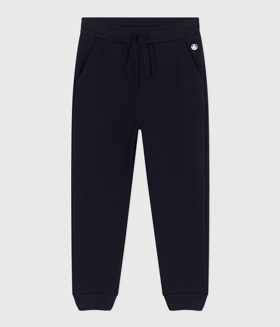 Pantalon de jogging Enfant garçon bleu smoking - Petit Bateau