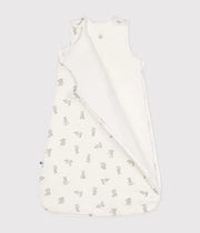 Baby sleeping bag in Tubique | White Marshmallow - Small Boat