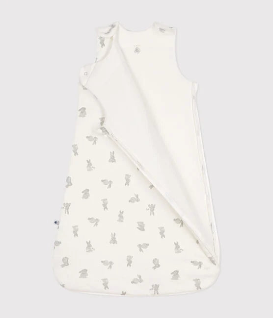 Baby sleeping bag in Tubique | White Marshmallow - Small Boat