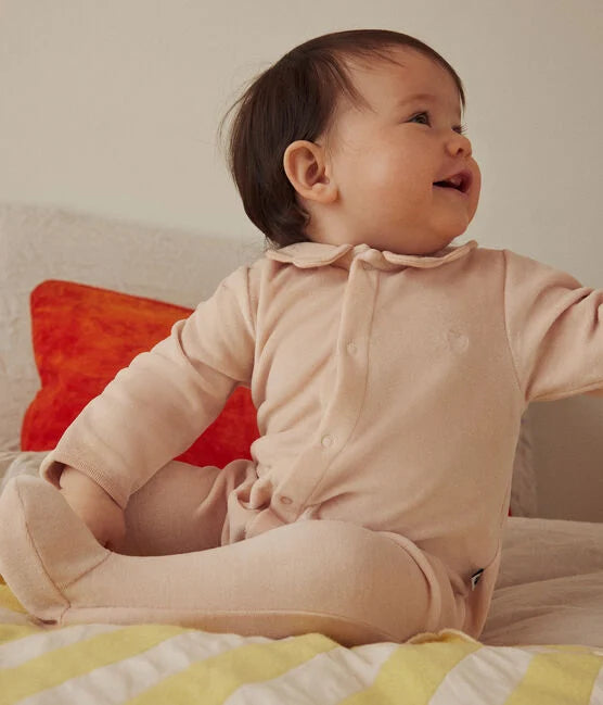 Pyjama van badstof voor baby's | Zout - Petit Bateau