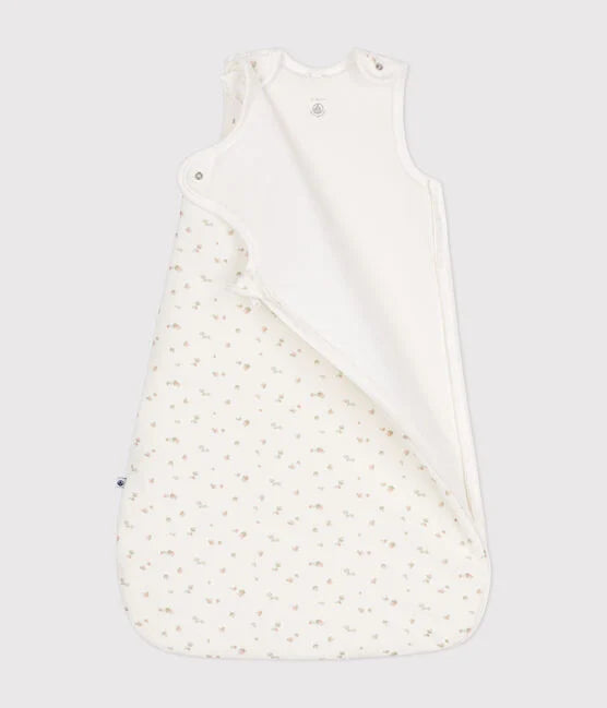 Baby sleeping bag in Tubique | White Marshmallow - Small Boat